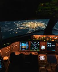 Find the perfect boeing 777 cockpit stock photo. Aeronews Cockpit View Bucharest At Night Facebook