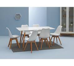 Buy Argos Home Charlie Extending 4 6 Seater Dining Table White Dining Tables Argos 6 Seater Dining Table White Dining Table Argos Home