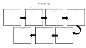 Me On The Map Flowchart By Miss Brandis Classroom Goodies Tpt