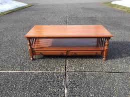 $15.75 2 door square end table. Classic Solid Maple Coffee Table