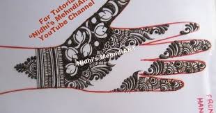 Youtube Beautiful Mehndi Henna Design Tutorial Art For Front Hand And Lotus Flower Creation Search Mehndi Designs Front Hand Henna Designs Hand Mehndi Designs