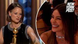 What Sofia Vergara shouted at Jodie Foster from her seat after Golden  Globes 2025 loss - YouTube