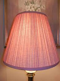 Pink Pleated Fabric Lamp Shade Spider Attachment Shade Only Lamp Shade Lamp Pleated Fabric