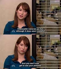 This Is Erin In A Sentence Positive Okay Getting Negative Negative Oh Look Their Is An Ice Cream Truck The Office Office Memes Office Humor