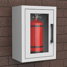 Larsen's architectural semi recessed fire extinguisher cabinet. Fire Extinguisher Cabinets Bathroom Toilet Partitions Restroom Hardware And Accessories Manning Materials Inc