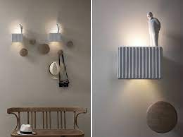 Italian Lighting Company Karman Has Released Umarell A Fun Wall Lamp That Was Inspired By A Familiar Sight I Ceramic Wall Lights Wall Lamp Design Wall Lights