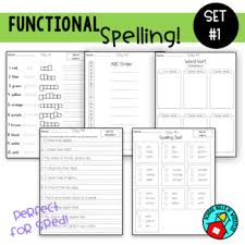 Check spelling or type a new query. Functional Spelling Special Education Resource By School Bells N Whistles