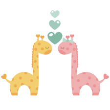 Download Giraffes In Love Svg Scrapbook Cut File Cute Clipart Files For Silhouette Cricut Pazzles Free Svgs Free Svg Cuts Cute Cut Files