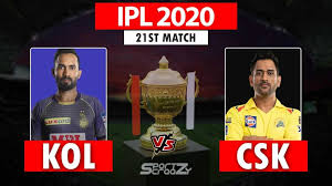 Except for tripathi, no other kkr batsman proved to be really successful in playing a brilliant inning, and everyone starting getting out one by one. Kkr Vs Csk Dream11 Prediction Live Score Today Match Prediction For Kkr Vs Csk 21st Match Ipl 2020
