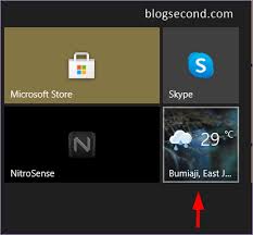 2 cara menampilkan widget jam windows 10. Cara Menambah Widget Ramalan Cuaca Pada Windows 10 Blog Second