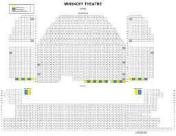 Minskoff Theatre Seating Map Theatre Theater Seating