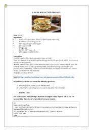 English Teaching Worksheets Recipes Food Writing Recipes Walnut Cookie Recipes