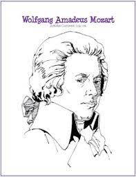 Use the download button to find out the full image of mozart coloring pages. Wolfgang Amadeus Mozart Free Famous Composer Coloring Page