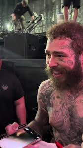 We gave posty a beaded hat 🌻❤️ We Fuckin Love You @Post Malone!! #Pos...