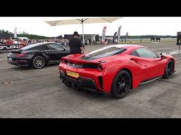 Also it racing against a audi r8 v10 p. Porsche 991 Turbo S Vs Ferrari 488 Pista Drag Race Winner Leaves It Late Autoevolution