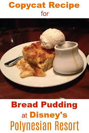 Disney Restaurants And Dining If You Ve Ever Been To Ohana At The Polynesian Resort You Know How Amazing And De Bread Pudding Recipes Banana Bread Pudding