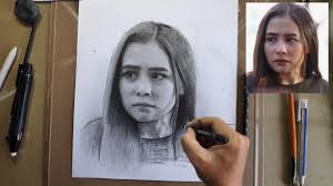 Lukisan Pensil Prilly Latuconsina Youtube
