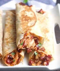 Crispy Bbq Chicken Bacon Wraps 5 Boys Baker