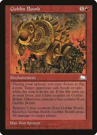 Goblin Bomb Goblin The Gathering Magic The Gathering