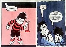 The 2009 series, dennis and gnasher, downplaying the menace name. Dennis The Menace And Gnasher Wikipedia