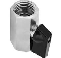 APPROVED VENDOR Válvula Esférica Niquel Chapado En Cromo (H)NPT X (H
