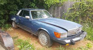 I have a manual transmission that will go with the car. Seller Unaware 1978 Mercedes 450slc Barn Finds