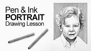 Get your free guide '10 steps to better artwork' here: Pen And Ink Lesson Portrait Drawing