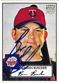 Brian Buscher autographed Baseball Card (Twins) 2007 Topps 52 Rookie #162