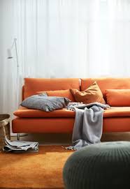 Soderhamn Corner Sofa 3 Seat Samsta Orange Ikea Sofa Corner Sofa Ikea