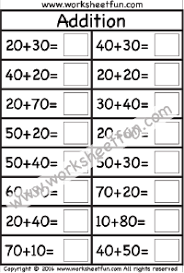 Printables for second grade math. Numbers Tens And Ones Free Printable Worksheets Worksheetfun