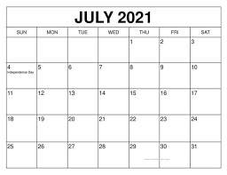 By hipiin 2021 calendars, calendarstagged 2021, 2021 calendar, a4 paper size, black and white, calendar, calendar 2021, free download, printable, sunday start calendar. July 2021 Calendar Printable For Schedule Management Blank Formats In 2021 Free Calendars To Print Calendar Printables Print Calendar