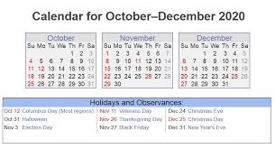 October November December 2020 Holidays Printable Calendar In 2020 Some Inspirational Quotes Calendar Template Inspirational Quotes
