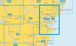 Karte von sundsvall, schweden googlekarte. 096 Sundsvall 1 50 000 Sverigeserien Topo50 Geobuchhandlung Kiel