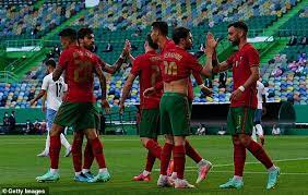 Silva (leicester), andré gomes (barcelona), bruno fernandes (sporting), joão mário (west ham), joão moutinho (mónaco), manuel fernandes (lokomotiv), rúben neves (wolverhampton) e william carvalho (sporting); Portugal 4 0 Israel Bruno Fernandes Cristiano Ronaldo And Joao Cancelo Score Ahead Of Euro 2020 Saty Obchod News