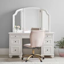 To provide the user with a convenient place to store clothing. Chelsea Mirror Vanity Desk Hutch Pottery Barn Teen