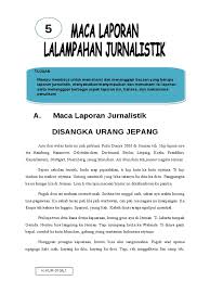 Contoh laporan kegiatan dalam bahasa sunda singkat. Laporan Jurnalistik Bahasa Sunda Masnurul