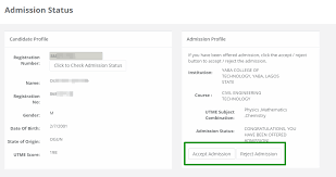 In today's guide we are going to look at how to accept or reject admission on jamb caps, because many candidates that in fact you can check yours on admission checker using your mobile phone or desktop computer even without paying anyone in cyber cafe to check it. How To Check Admission Status On Jamb Caps Lagschools