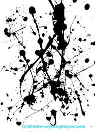 Black And White Paint Splatter Clipart Black Paint Drips Spatter Clipart Png Jpg Digital Download Art Printable Abstract Art Image Graphics Paint Splatter Abstract Art Images Drip Painting Painting