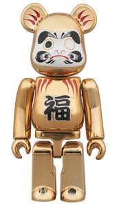 be rbrick 28 be rbrick 達磨 金メッキ 100 ベアブリック 大黒 招き猫