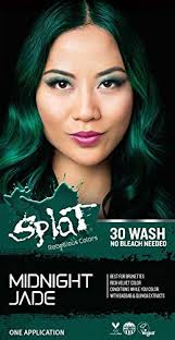 Splat 30 Wash No Bleach Formula Midnight Jade