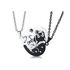 4.5 out of 5 stars 125. Buy Pj Stainless Steel Yin Yang Pet Cat Puzzle Piece Matching Couple Pendant Necklace Animal Lover Gift Online In Turkey B07thxtz6v
