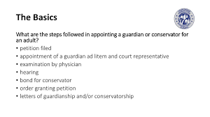 Jun 29, 2021 · guardians vs. What The Court Expects In Guardianships And Conservatorships Ppt Download