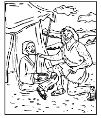 Utilice jacob esau esp coloring page como una actividad divertida para el próximo sermón de sus hijos. Jacob And Esau Coloring Pages Best Coloring Pages For Kids