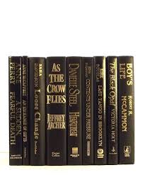 Black With Gold Decorative Books Black Book Collection Black Etsy Book Decor Black Books Gold Book