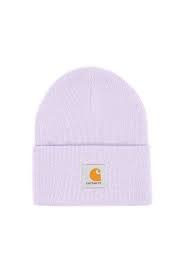 Carhartt Logo Beanie In Lavanda Viola Modesens Beanie Beanie Outfit Beanie Hats