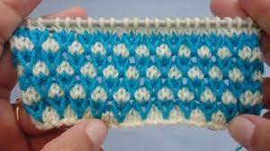 In really good stranded knitting patterns, you never have to use more than two colors on any single row. Two Colour Knitting Pattern Youtube