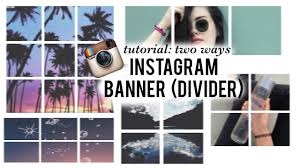 Download 5,200+ royalty free instagram banner vector images. Instagram Banner Divider 2 Ways Youtube