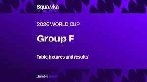 World Cup 2026 Group F: Final table and results