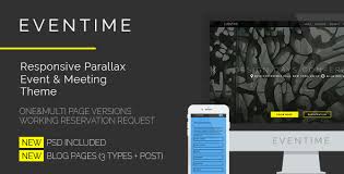 Theme was designed for events and conferences. Site Templates Eventime Conference Event Meeting Html Template Themeforest Marketopia