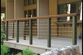 8 front porch railing ideas that designers recommend · #1 metal modern railing on a traditional home · #2 vertical metal bars · #3 x porch railing. Modern Front Porch Railing Modern Deck And Deck Railing Ideas Outdoor Living Garde Corps Bois Escalier Exterieur Pont Moderne